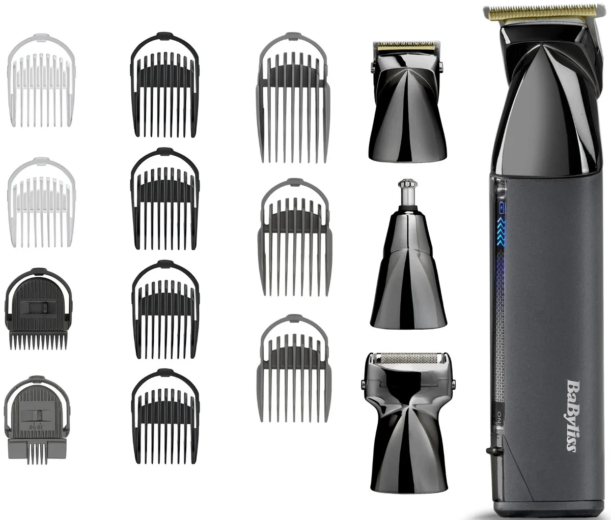 Набір для стрижки Babyliss Super-X Metal Black Edition акумуляторний