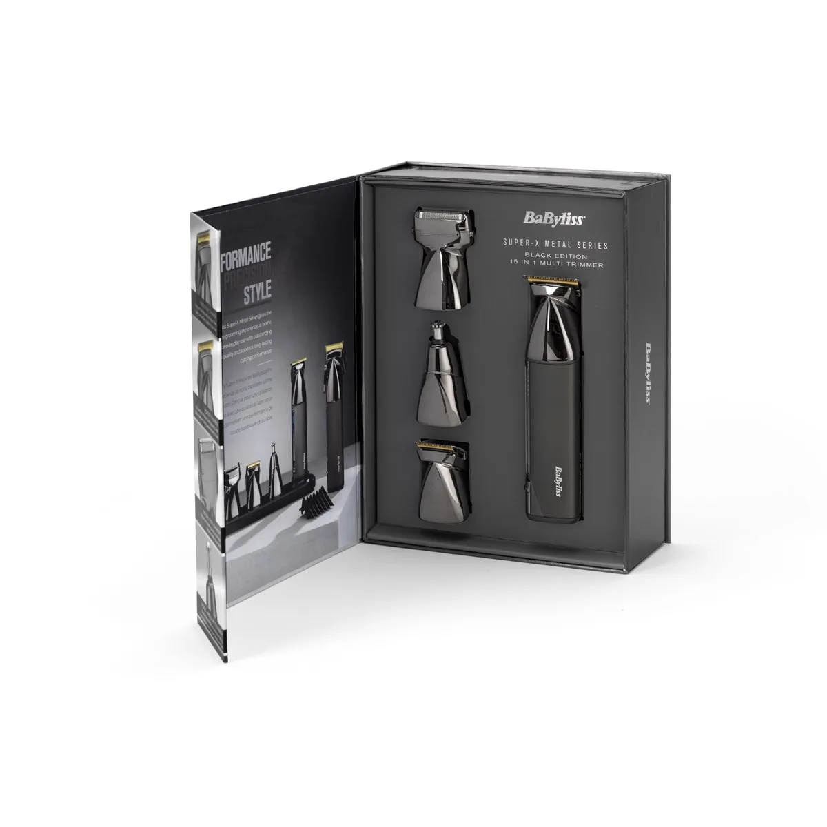 Набір для стрижки Babyliss Super-X Metal Black Edition акумуляторний