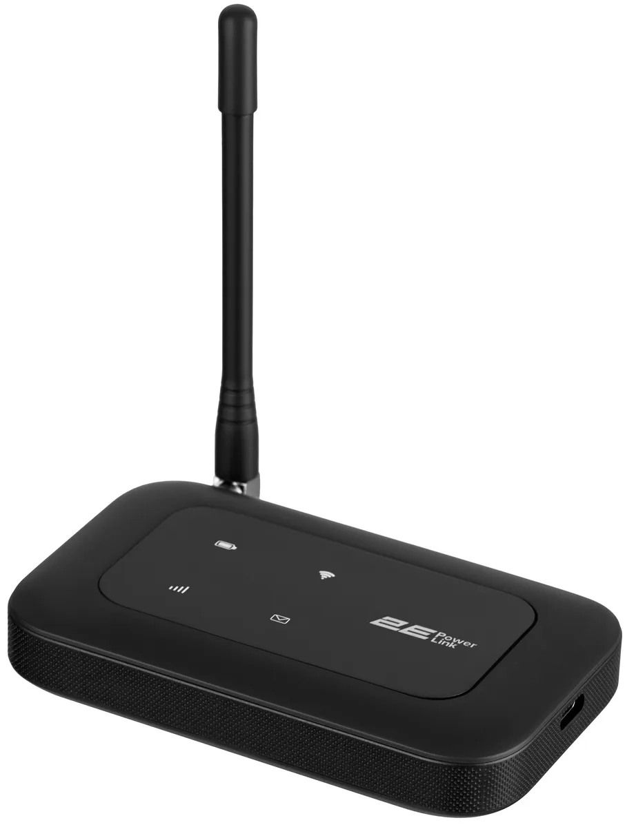 Мобільний маршрутизатор 2E PowerLink LTE 3000мАгод чорний