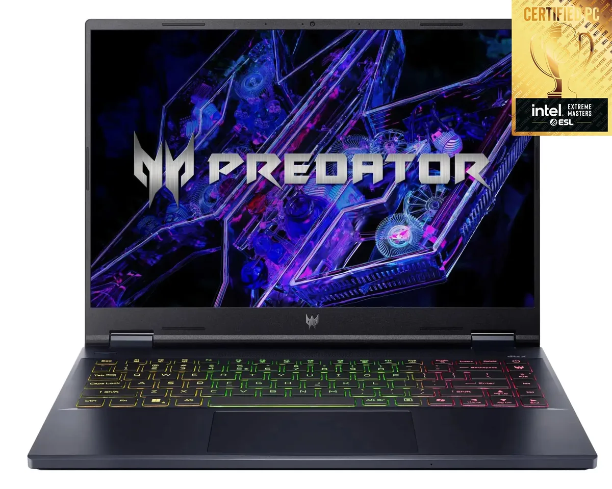 Ноутбук Acer Predator Helios Neo 14 PHN14-71 14.5" WQXGA IPS, Intel U7-255H, 32GB, F1TB, NVD5060-8, Lin, черный