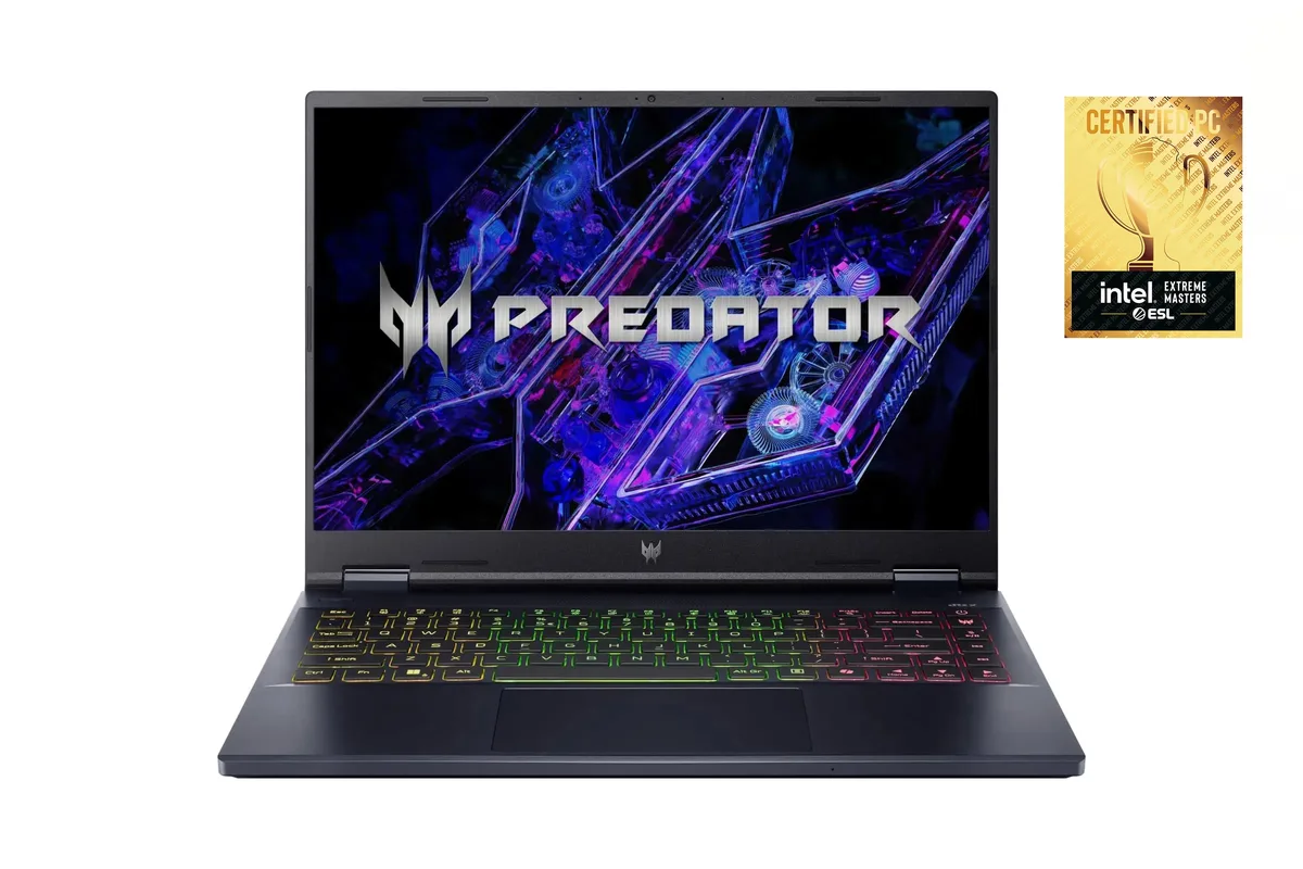 Ноутбук Acer Predator Helios Neo 14 PHN14-71 14.5" WQXGA IPS, Intel U7-255H, 32GB, F1TB, NVD5060-8, Lin, чорний