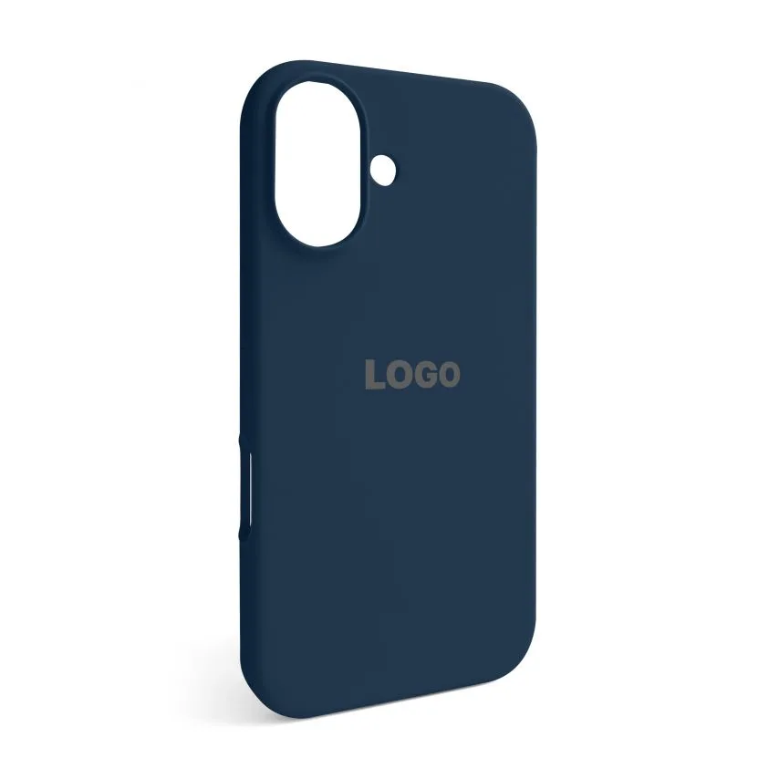 Чохол Silicone Case для Apple iPhone силіконовий 16 синій