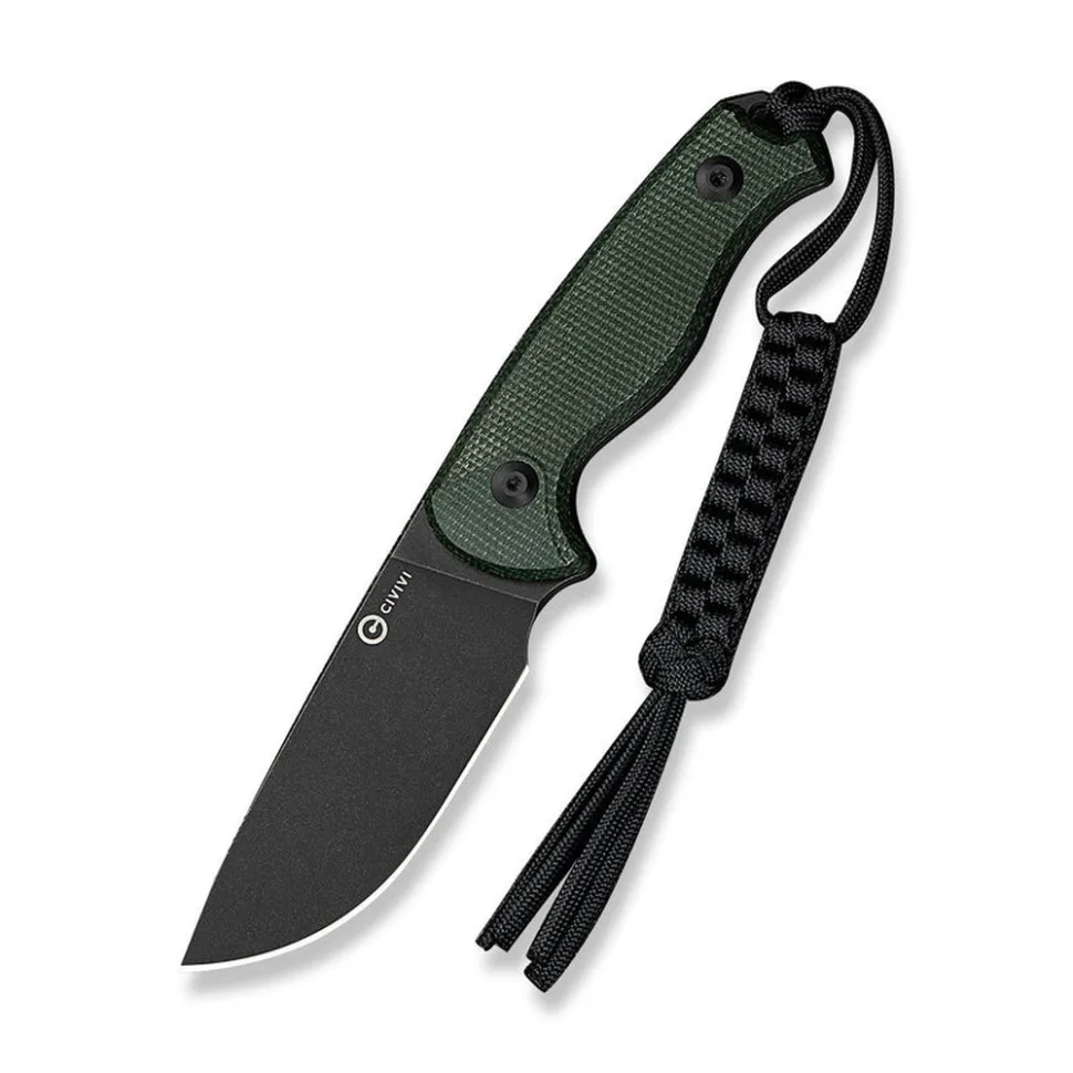 Нож фиксированный Civivi 81,2 мм 14C28N Micarta темно-зеленый
