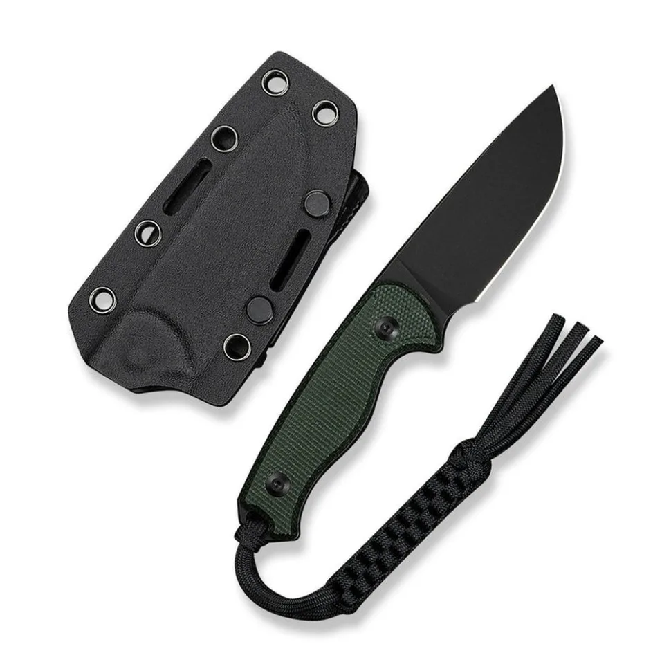 Нож фиксированный Civivi 81,2 мм 14C28N Micarta темно-зеленый