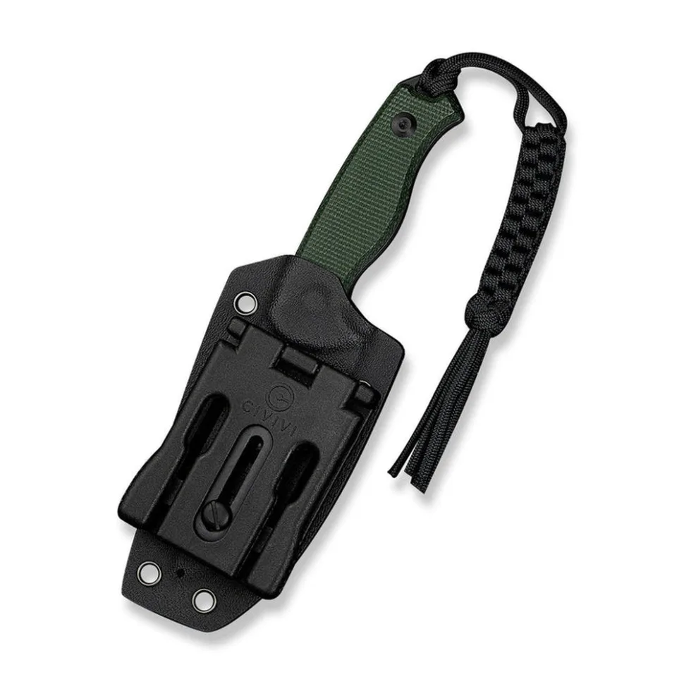 Нож фиксированный Civivi 81,2 мм 14C28N Micarta темно-зеленый