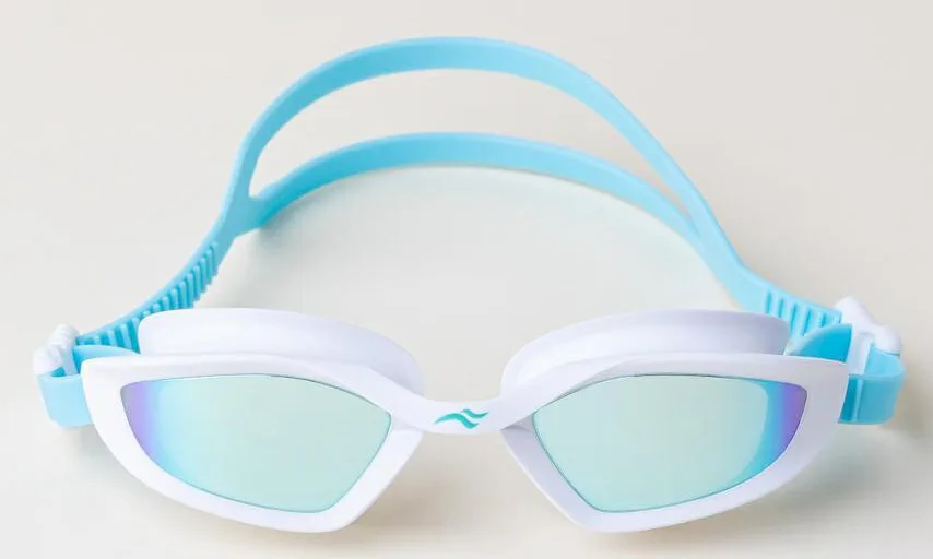 Окуляри для плавання AQUA SPEED TPE OFSM білий бірюзовий