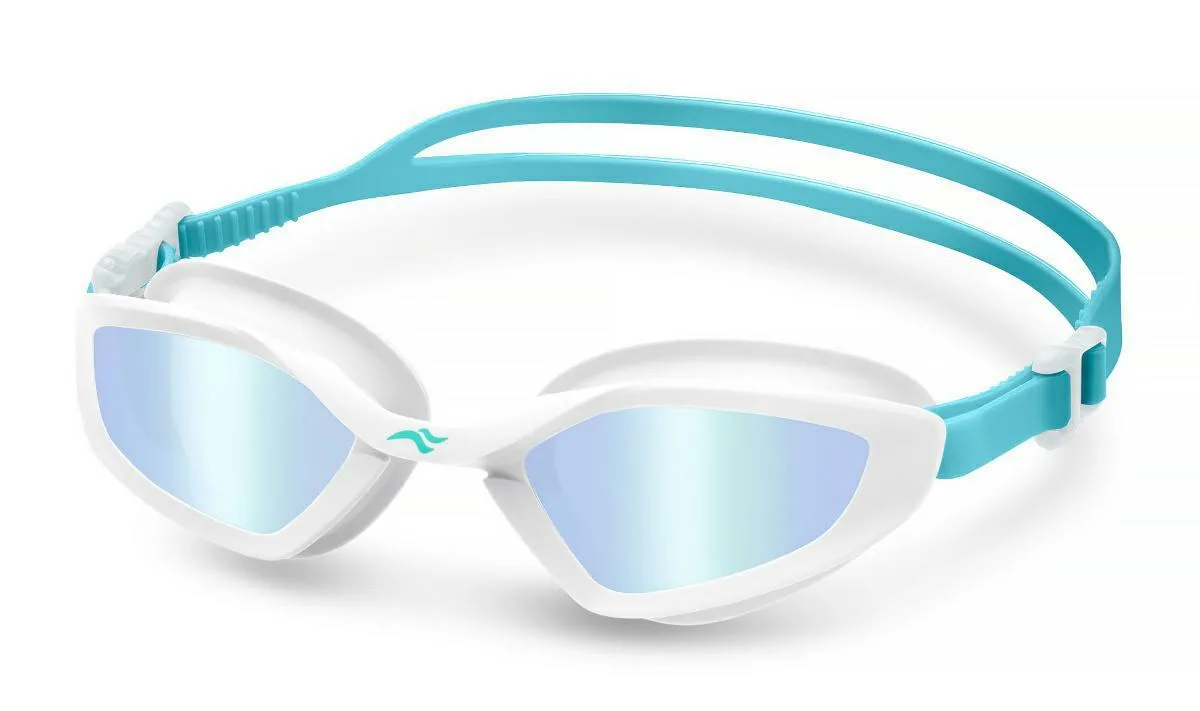 Окуляри для плавання AQUA SPEED TPE OFSM білий бірюзовий