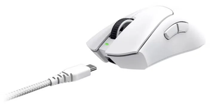 Миша Razer Deathadder V3 Pro, USB-A/WL/BT, білий