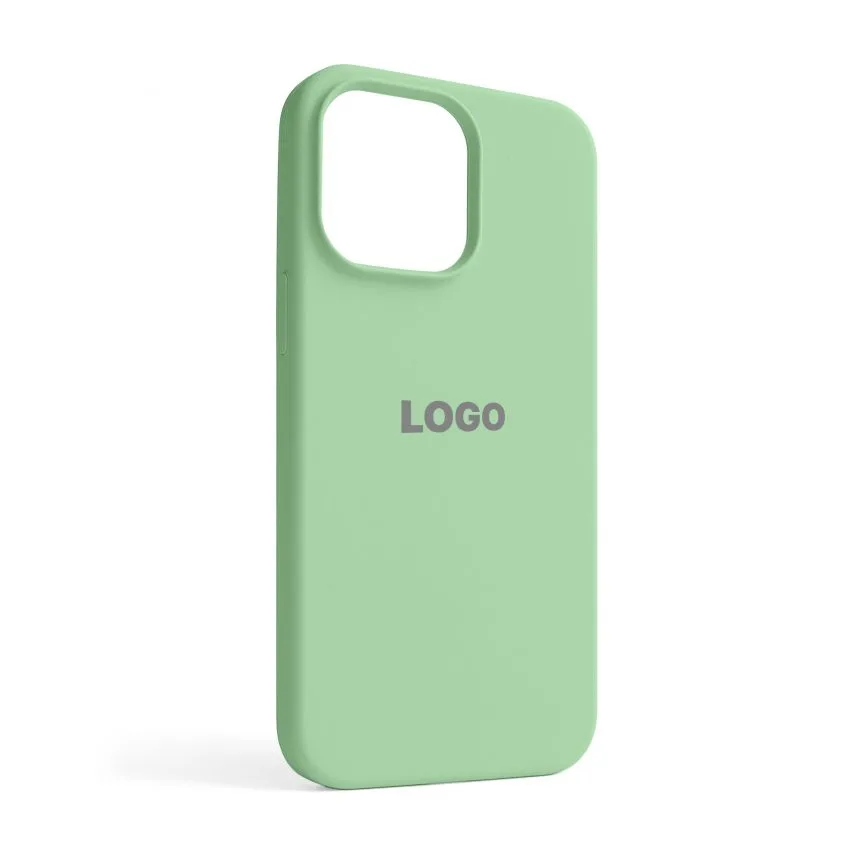 Чохол Silicone Case для iPhone 14 Pro Max силіконовий зелений