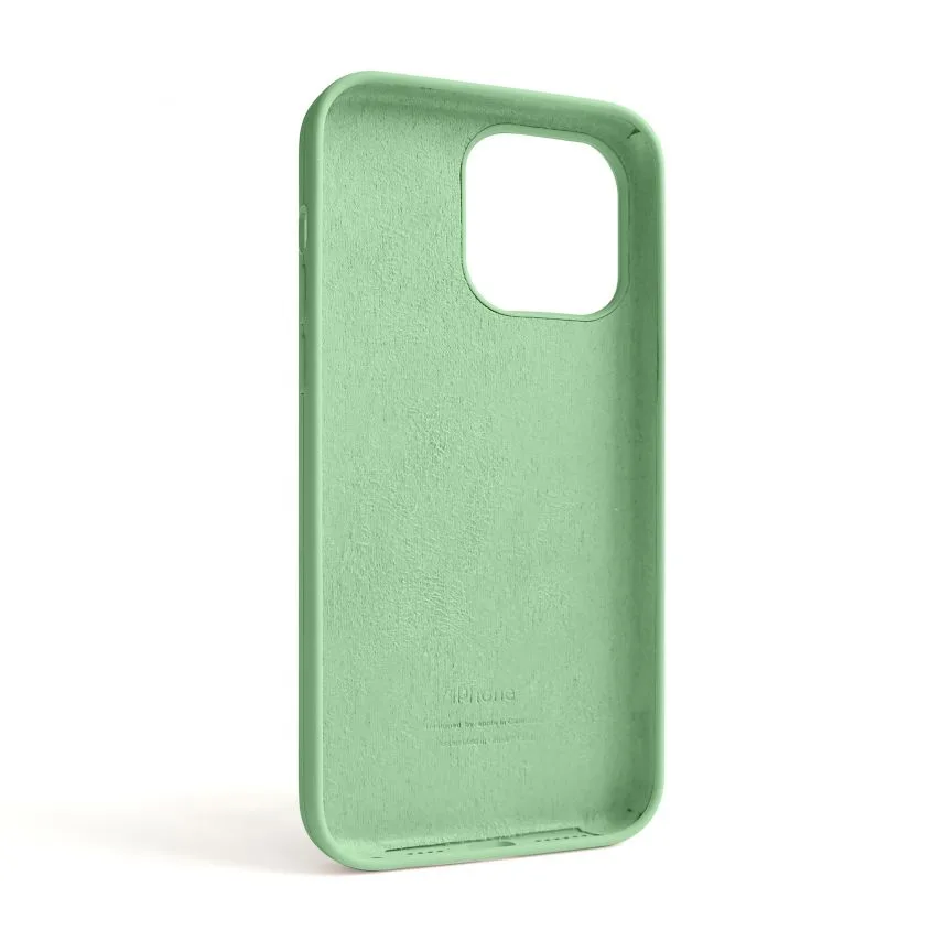 Чохол Silicone Case для iPhone 14 Pro Max силіконовий зелений