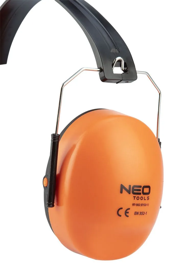 Захисні навушники Neo Tools, SNR 24 дБ, категорія III, вага 0.19 кг, помаранчеві.