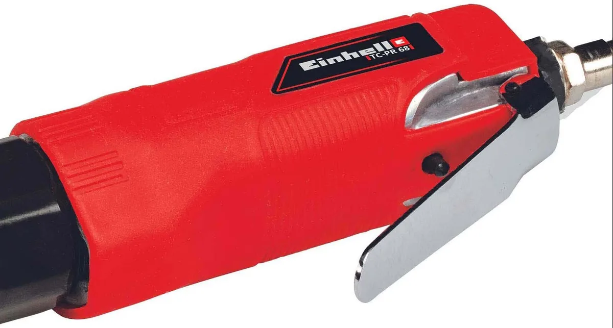 Пневматична викрутка Einhell TC-PR 68, 6.3 бар, 68 Нм, 114 л/хв, у кейсі, вага 1.23 кг.