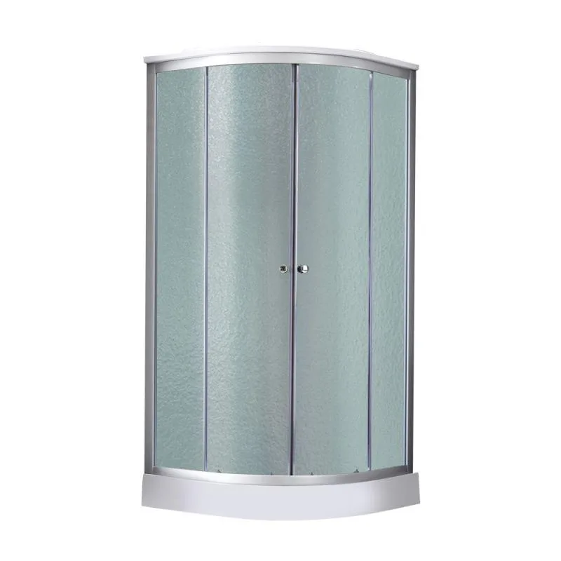 Душовий бокс Lidz Tani SB90x90.SAT.LOW.FR Frost 90x90 см скло матове біле