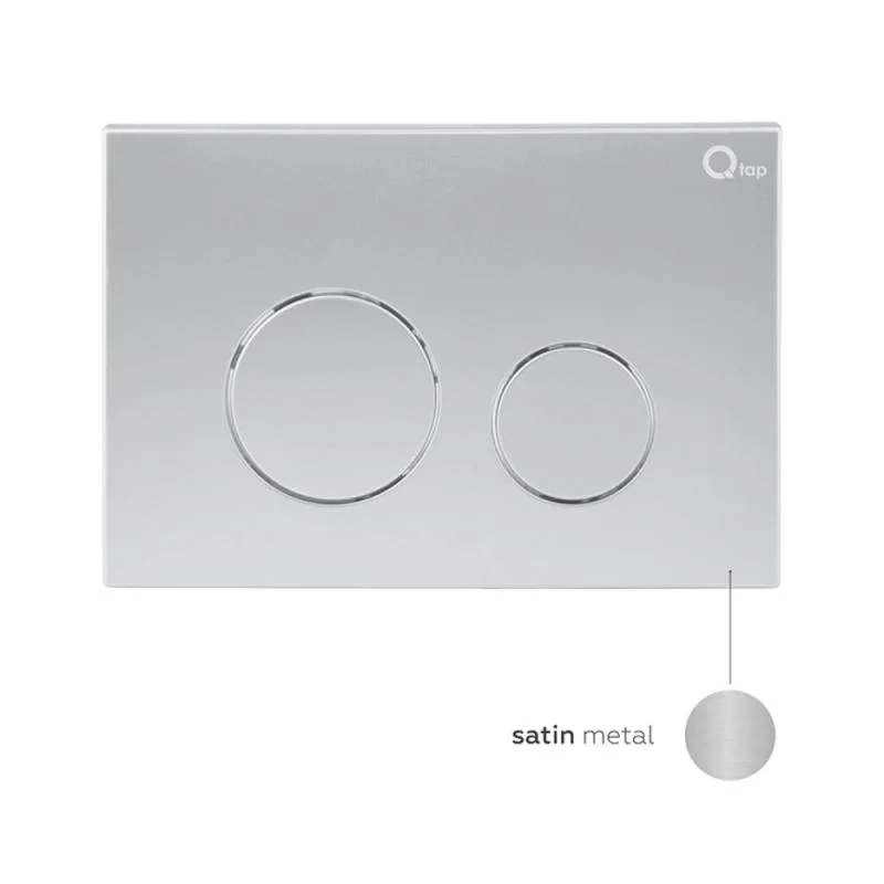 Підвісний унітаз Qtap Tern Rimless комплект інсталяції 1280х425х235 мм кераміка білий