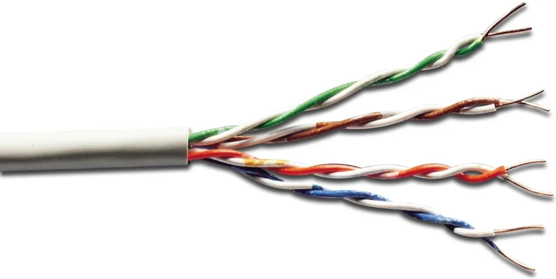 Кабель "вита пара" DIGITUS САТ 6 UTP, 305м, AWG 23/1, CCA, PVC, сірий