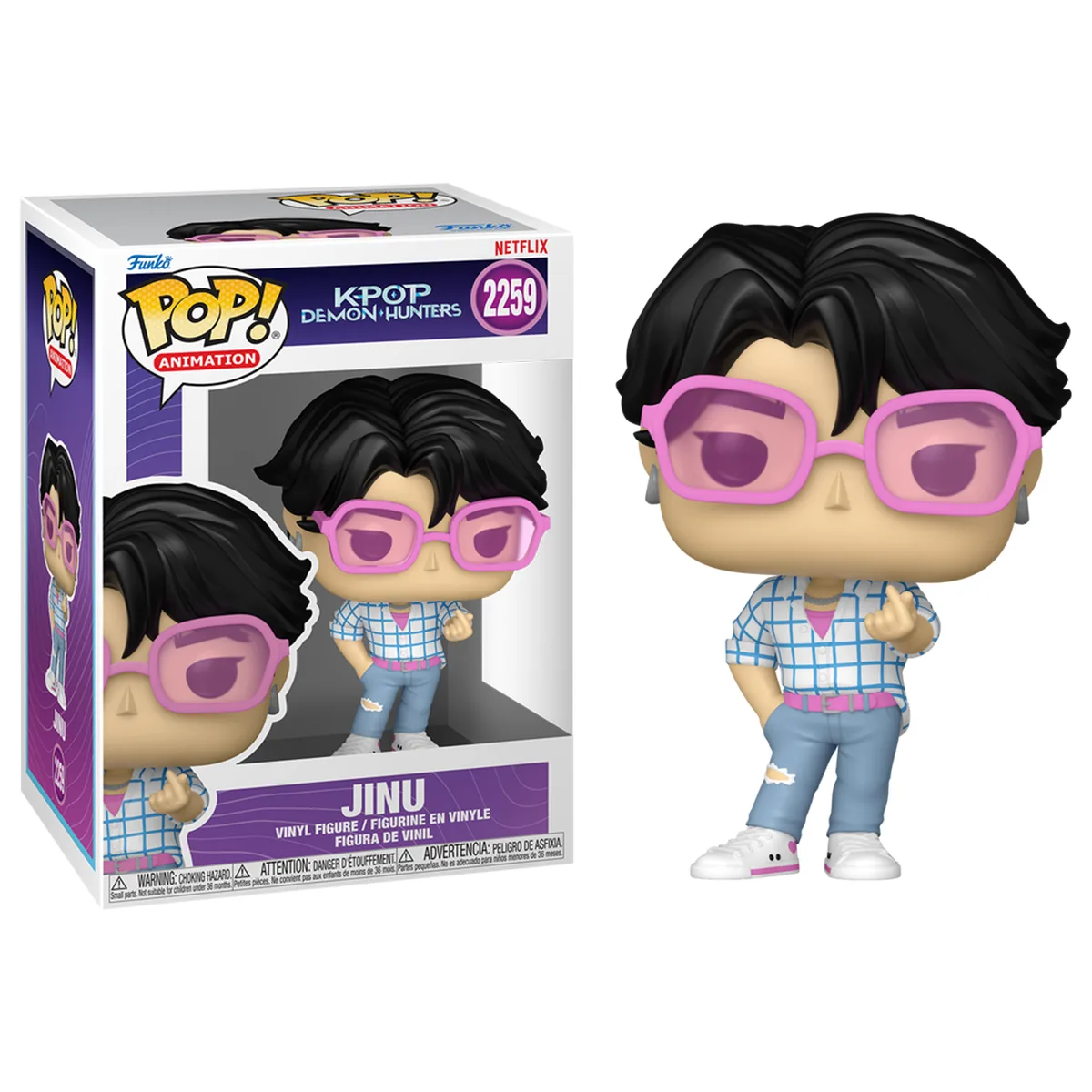 Ігрова фігурка Funko POP вінілова 9,6 см Кейпоп-мисливиці на демонів Джіну