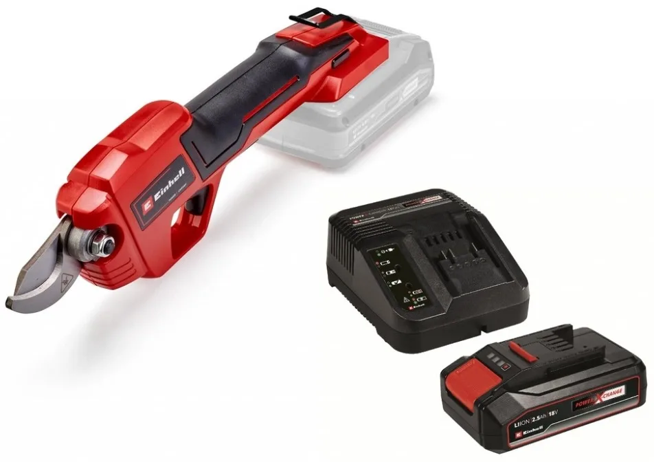 Акумуляторний секатор Einhell 28 мм червоний 0,9 кг 18 В PXC
