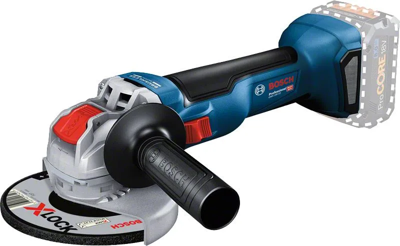 Аккумуляторная угловая шлифмашина Bosch Professional 18V-10 Solo 125мм 18В 9000об/мин 089кг без батареи и зарядного устройства