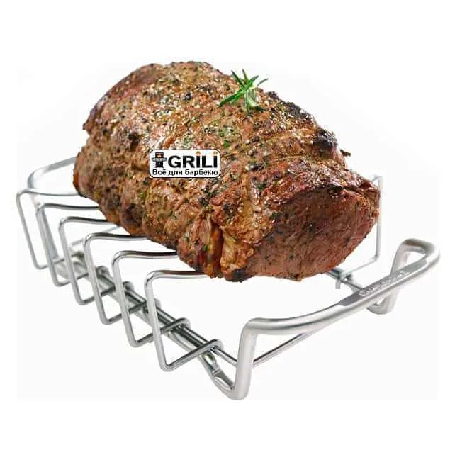 Стійка для ребер Broil King з нержавіючої сталі металік для 5 ребер