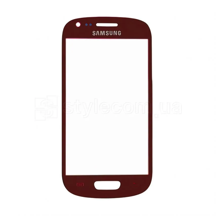 Скло дисплея Samsung 4 дюйми червоне Original Quality