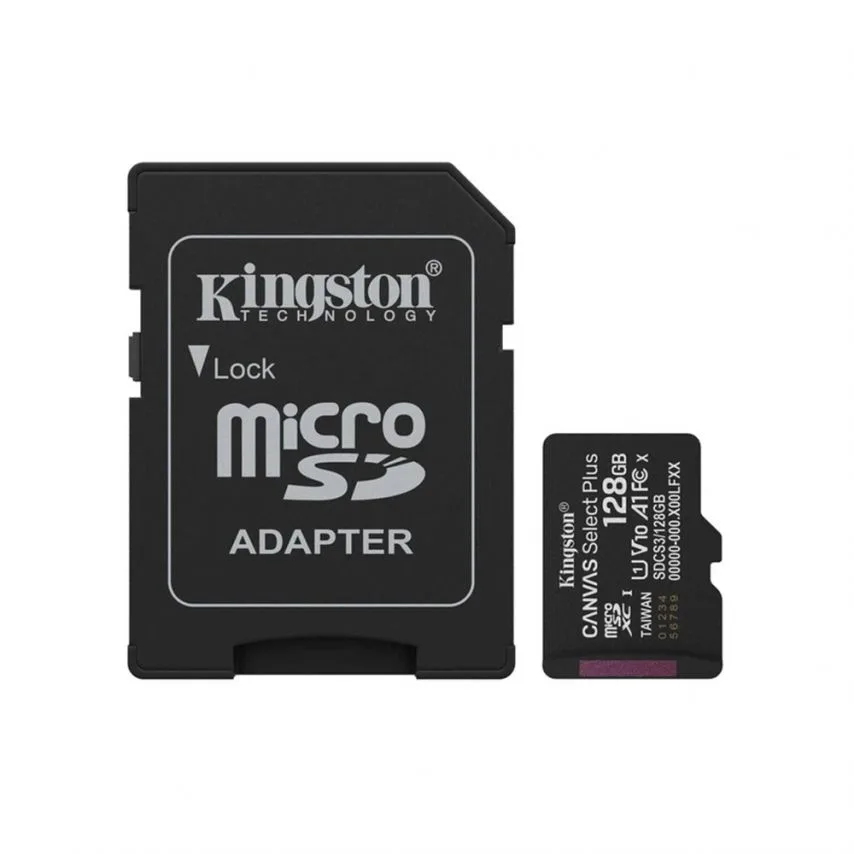 Карта пам'яті Kingston MicroSDXC 128Гб Class 10 UHS-I з адаптером