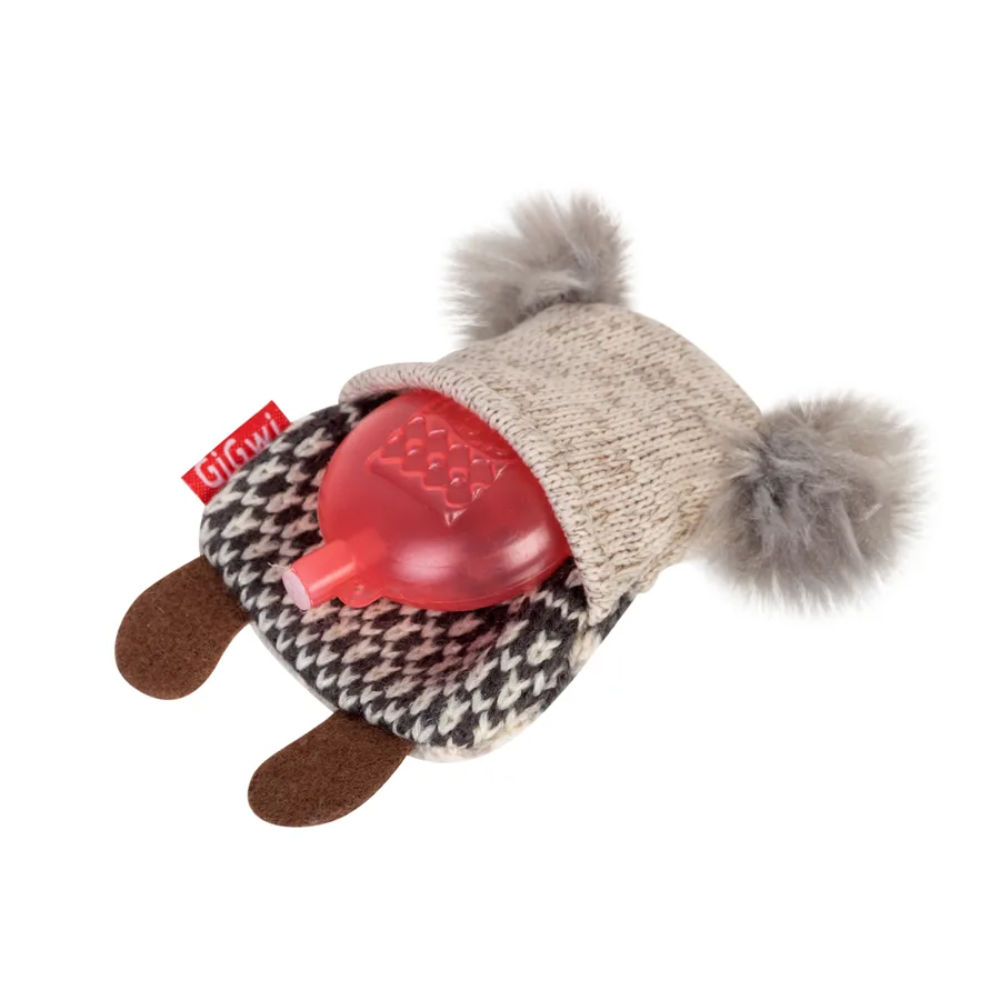 М'яка іграшка для собак з пищалкою GiGwi Plush Friendz 10 см текстиль коала