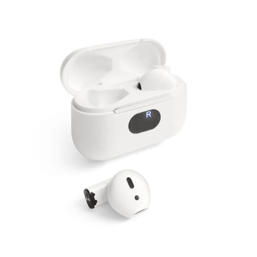 Навушники Bluetooth WALKER TWS вкладиші білий срібний