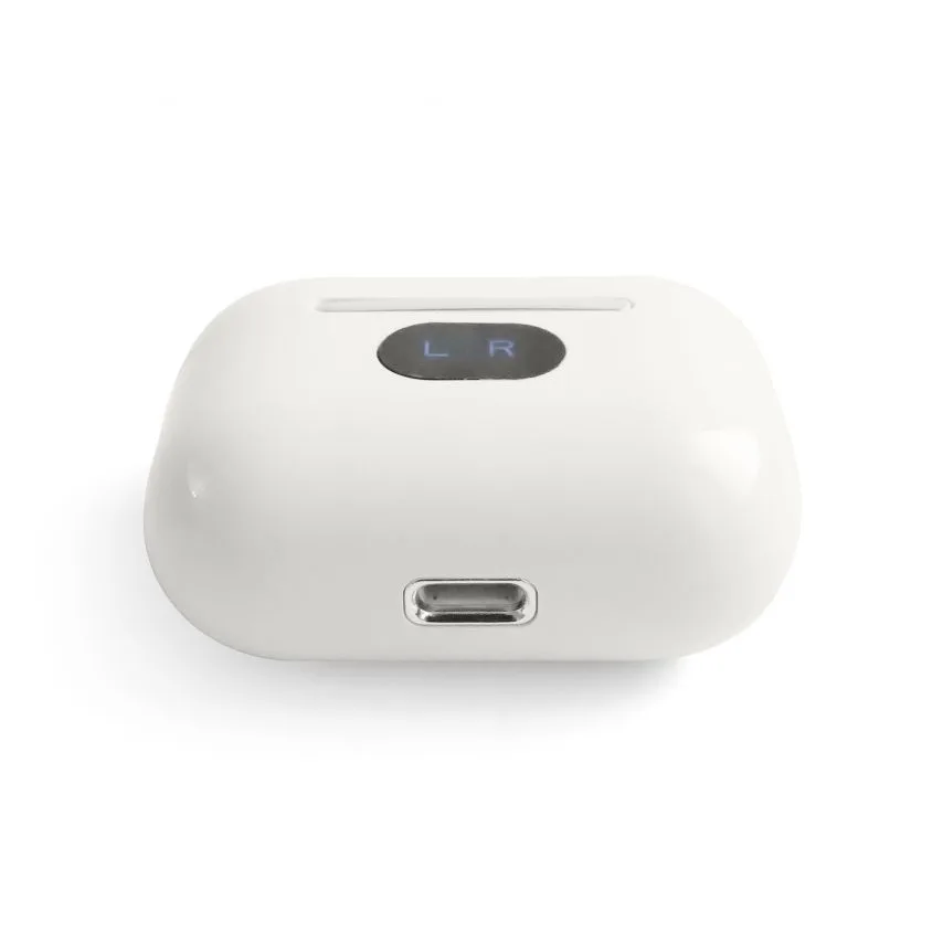 Навушники Bluetooth WALKER TWS вкладиші білий срібний