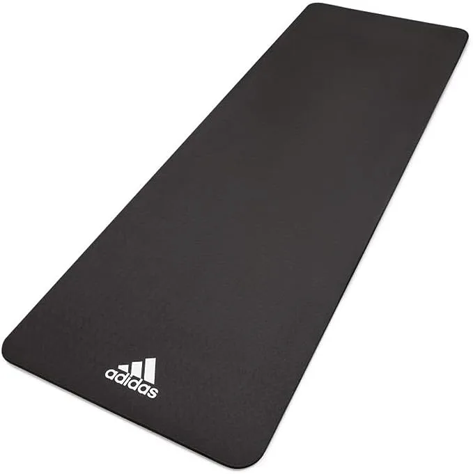 Килимок для йоги Adidas полівініл хлорид 176х61х0,8 см чорний