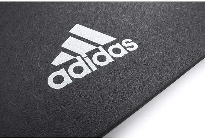 Килимок для йоги Adidas полівініл хлорид 176х61х0,8 см чорний