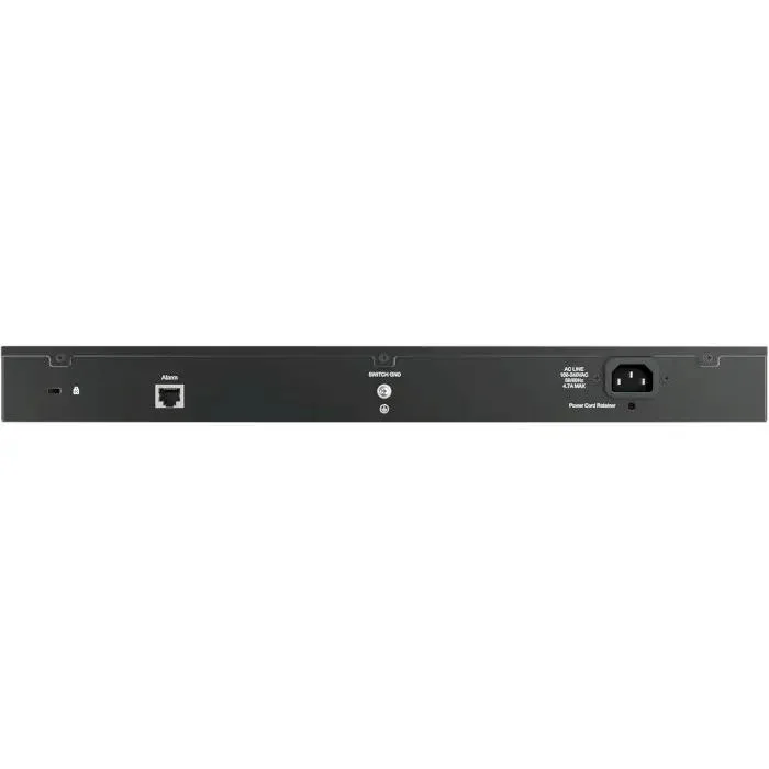 Коммутатор D-Link DSS-200G-28MP 24xGE PoE, 4xSFP/GE, 370W, Некоммутируемый