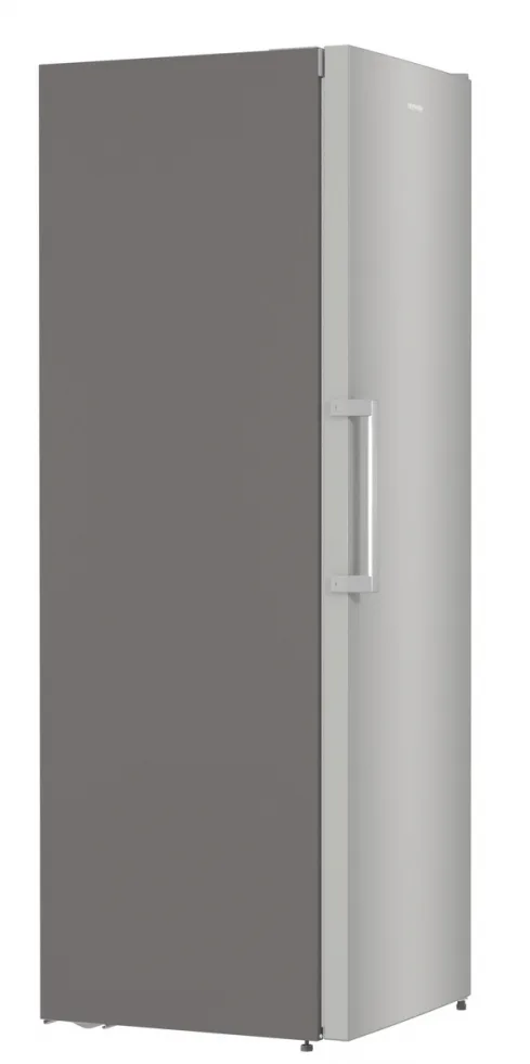 Морозильник Gorenje, 185.5x59.5x66.3 см, 280 л, 1 дверцята, клас енергоефективності A++, безшумний, сріблястий.