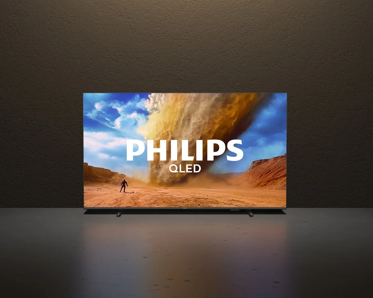 LED-телевізор Philips QLED 55 дюймів Чорний 4K Ultra HD