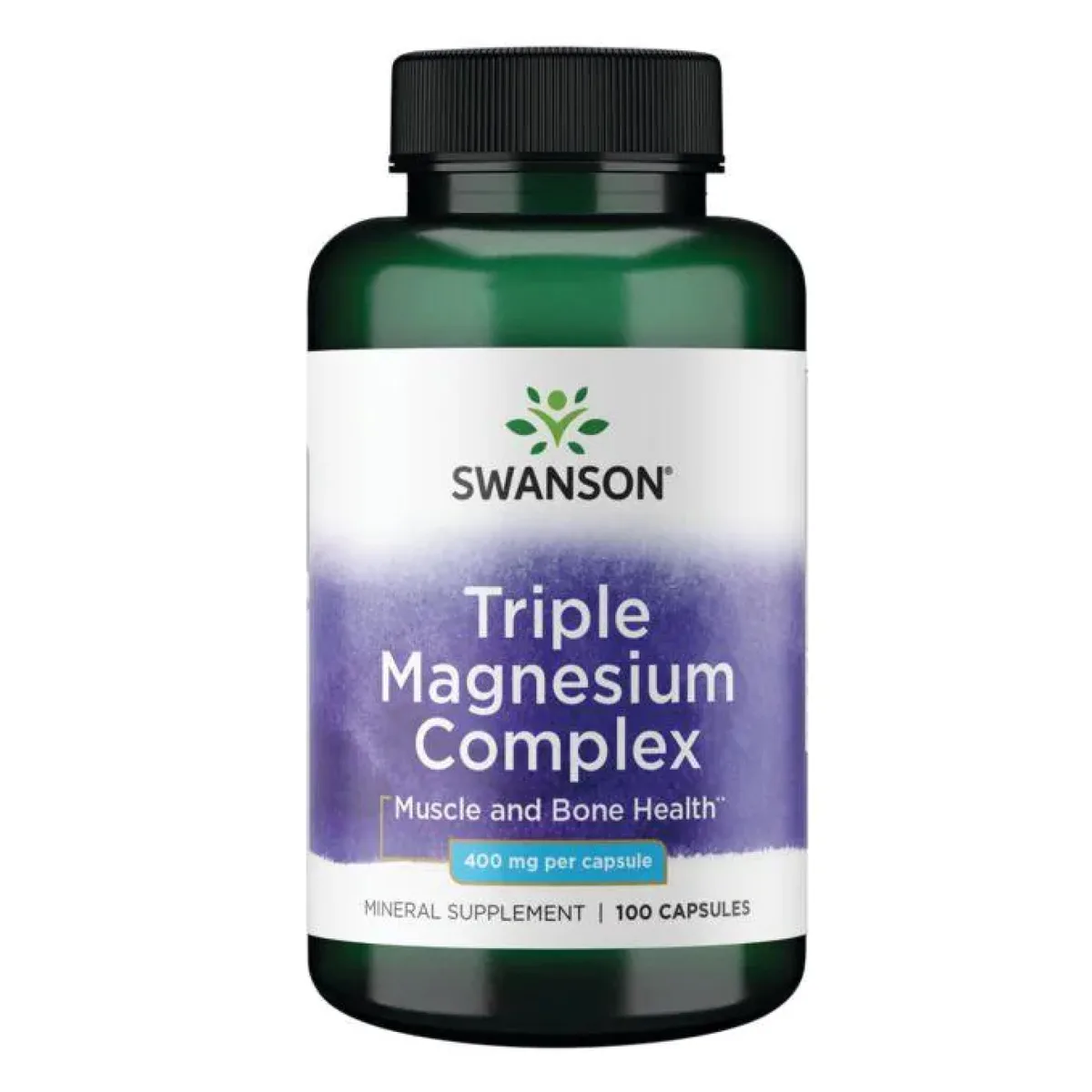Swanson Triple Magnesium Complex 100 капсул оксиди цитрати аспартати