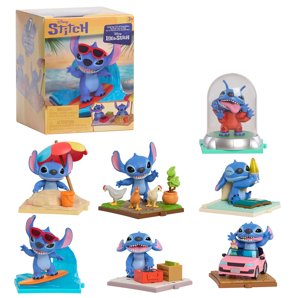 Фігурка-сюрприз STITCH комбіновані матеріали 9,86х9,86х12,07 см