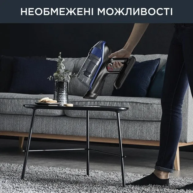 Безпровідний пилосос Rowenta Xforce Flex 14.60 Aqua, 200 Вт, для вологого прибирання, об'єм контейнера - 0.9 л, автоматичний режим