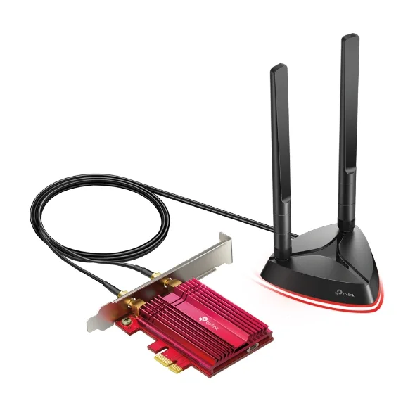 Адаптер WiFi TP-Link PCI Express 2 антени 2402 Мбіт/с BT5.0 802.11ax