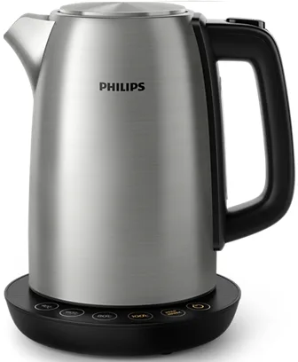 Электрический чайник Philips Avance Series 17 л, 4 температурных режима, металлический корпус