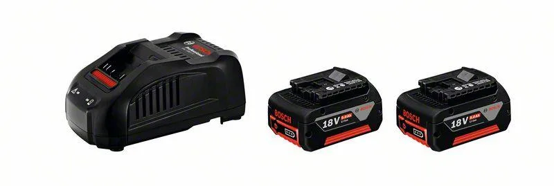 Комплект акумуляторів і зарядного пристрою Bosch Professional GAL 1880 CV 18В 2х5.0 А·год.