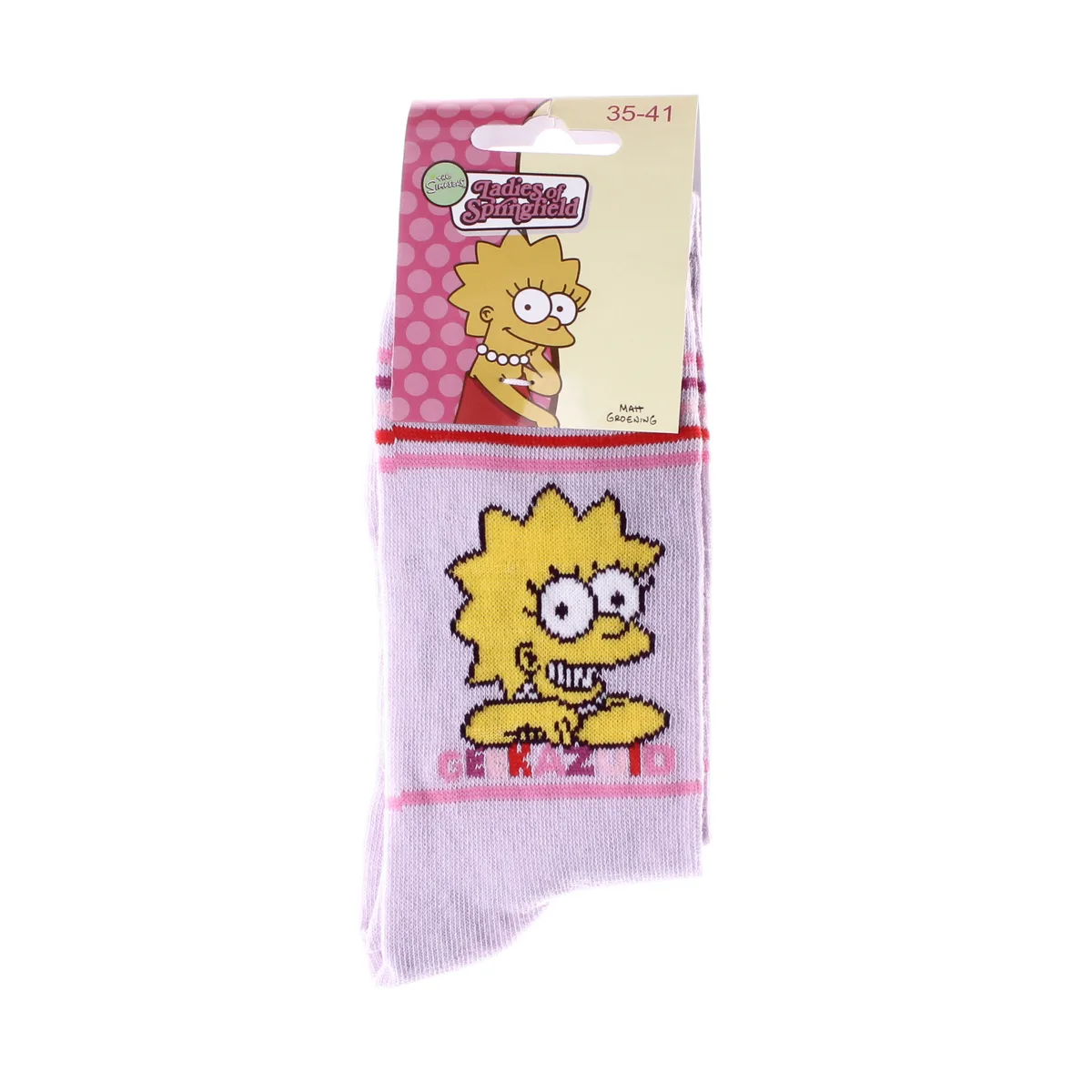 Шкарпетки SIMPSON 68% хлопок 35-41 бледно-розовый