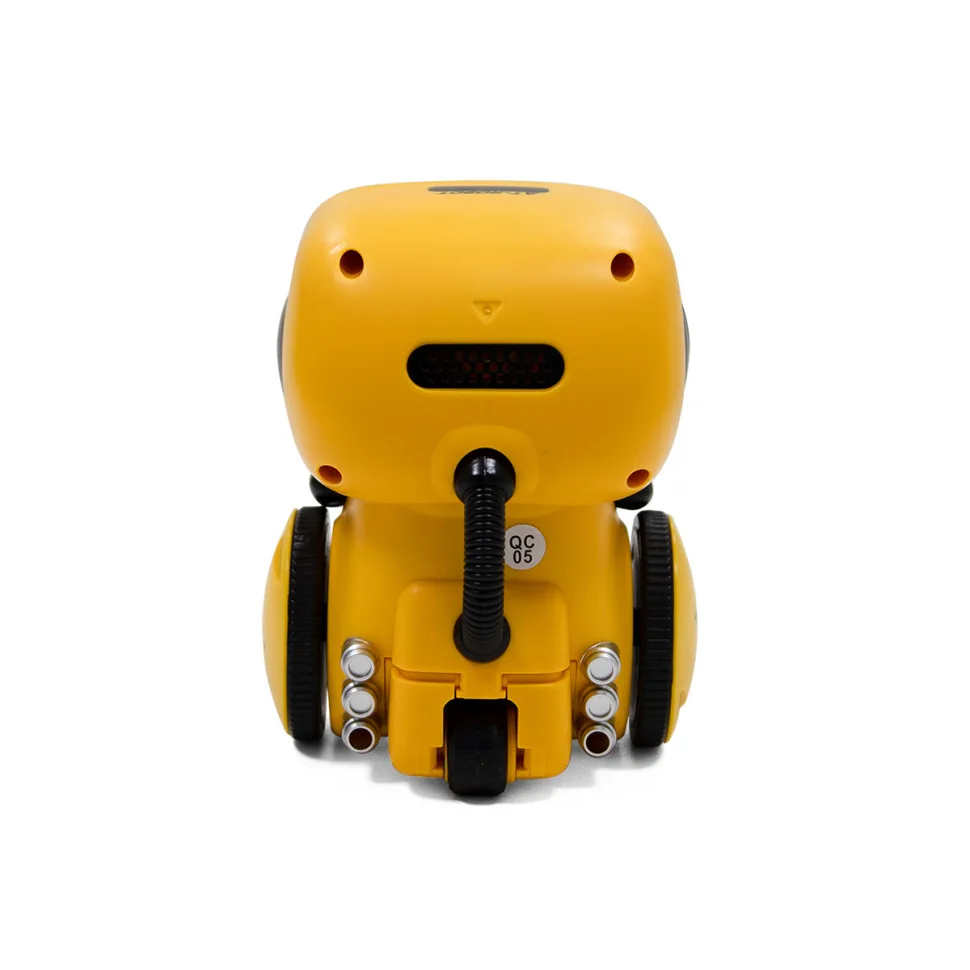 Интерактивный робот AT-Robot с голосовым управлением сенсорный жёлтый для детей от 3 лет
