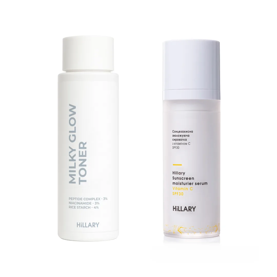 Набір для зволоження та сонцезахисту шкіри Hillary Moisturizing & SPF Protection Set