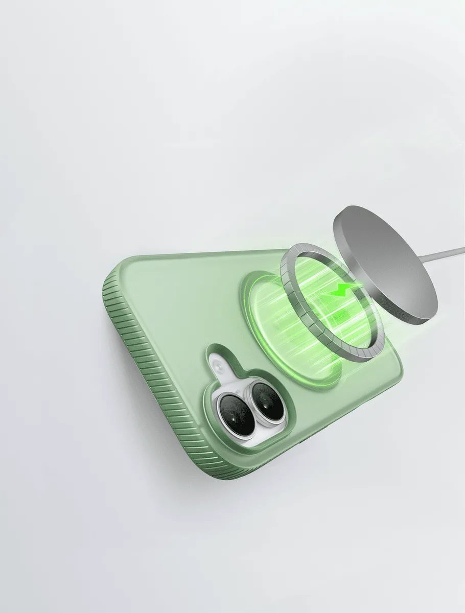 Чохол Belkin для iPhone 17, Magnetic Protective Grip, Sage