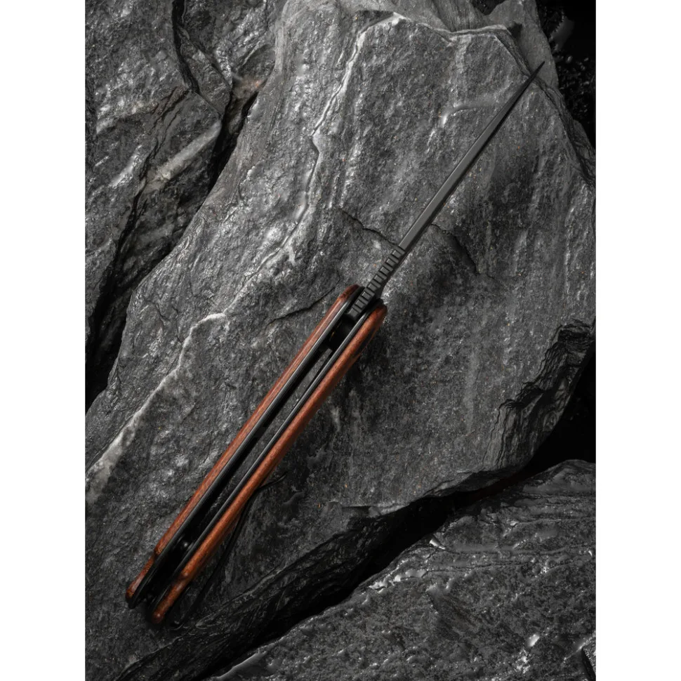 Складаний ніж Civivi D2 75,2 мм Guibourtia Wood коричневий