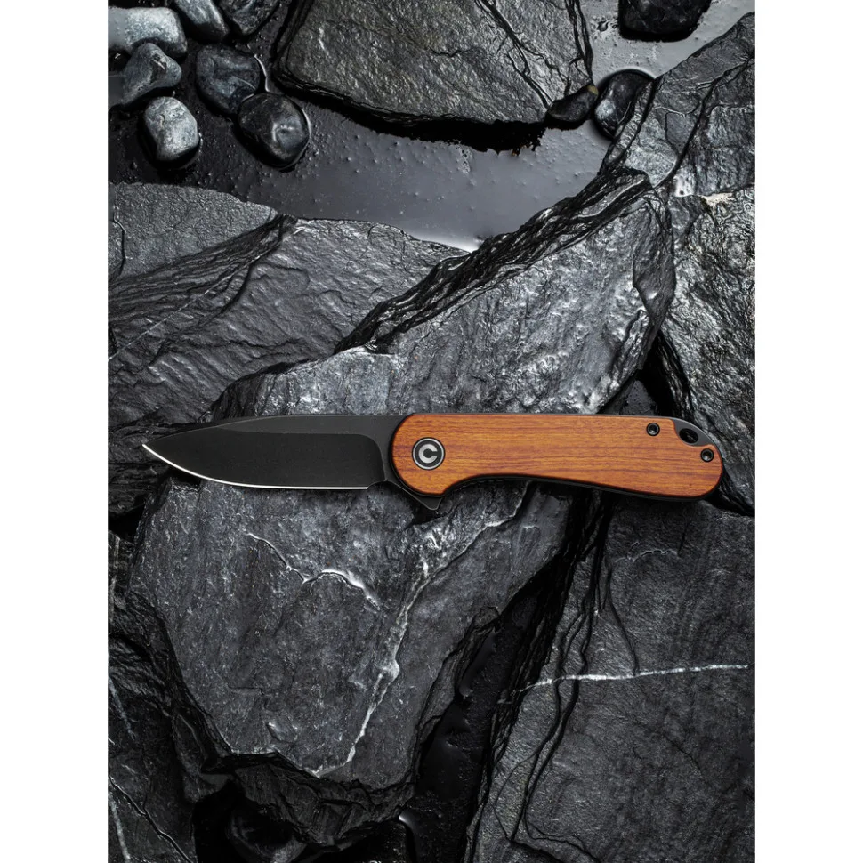Складаний ніж Civivi D2 75,2 мм Guibourtia Wood коричневий