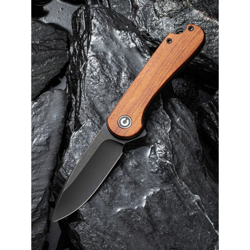 Складаний ніж Civivi D2 75,2 мм Guibourtia Wood коричневий