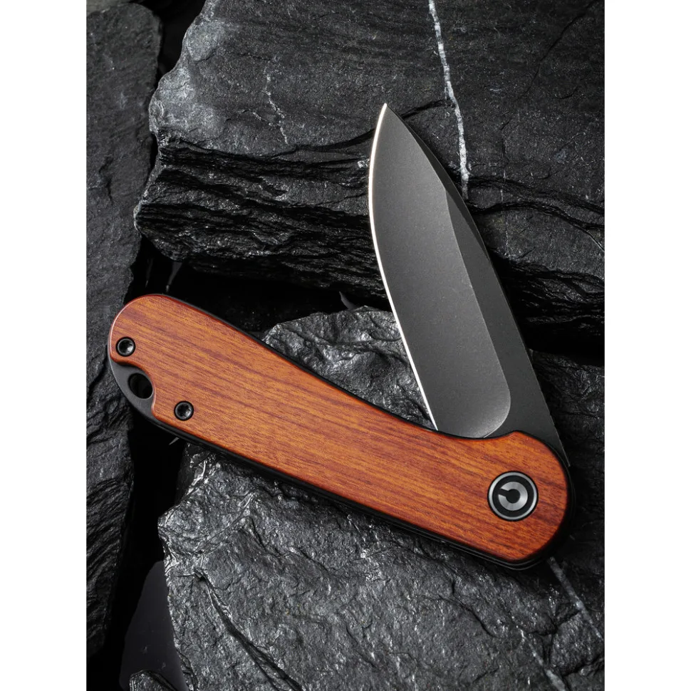 Складаний ніж Civivi D2 75,2 мм Guibourtia Wood коричневий