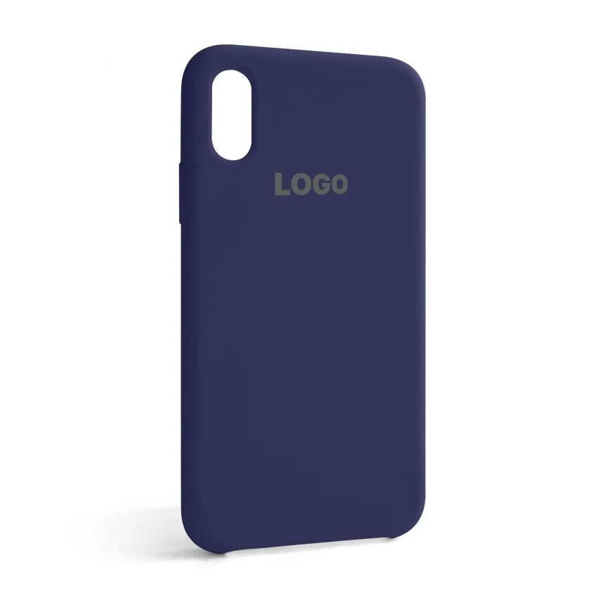 Чохол Silicone Case для Apple iPhone силіконовий фіолетовий