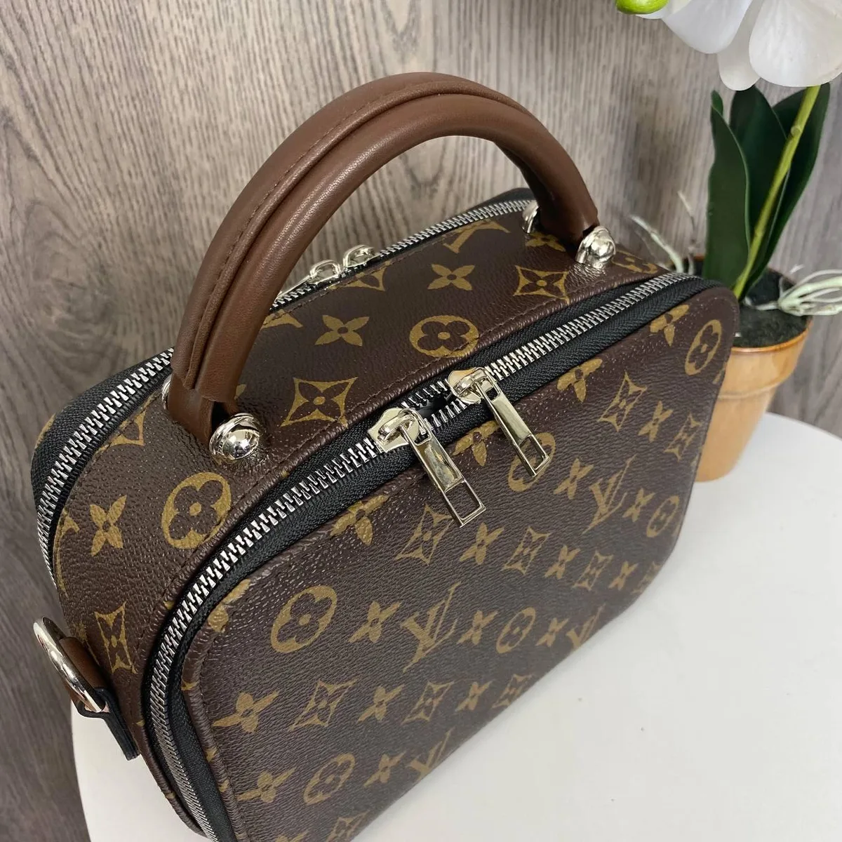 Женская мини сумочка клатч экокожа 21х8,5х16 см черная