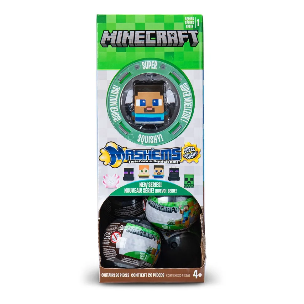 Игрушка-сюрприз MASH'EMS ProDobro эластичная 4 см Minecraft в ассортименте
